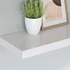 vidaXL Schweberegale 2 Stk. Weiß 120x23,5x3,8 cm MDF Produktbild-Vorschau 4