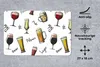 MuchoWow® Mauspad Mousepad Bier - Gläser - Muster 27x18 cm Produktbild-Vorschau 2