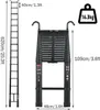 Telescopische Ladder 6,2m - Uitschuifbare Aluminium Productafbeelding-voorbeeld 5