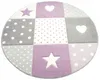Kinderteppich Spielteppich Babyteppich Mädchen mit Herz Produktbild-Vorschau 3