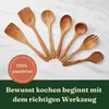 Bikolo® Houten Keukengerei Set 7-Delig - Houten Spatel - Productafbeelding-voorbeeld 2