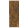 vidaXL Bibliothèque chêne fumé 67x24x161 cm Bois composite Voir les images du produit 7
