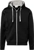HAKRO Kapuzenjacke Bonded 455, schwarz/silber, 2XL Produktbild-Vorschau 1