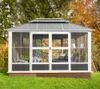 Sojag Olan 1014 Pavillon mit Seitenteilen Grau 4x3 m Produktbild-Vorschau 2