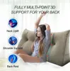 Velký ergonomický polštářek na opěrku hlavy sametový Náhled obrázku produktu 2