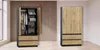 Kleiderschrank Antrazit/Wotan – 90 x 50 x 180 cm – 2 Produktbild-Vorschau 2