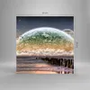 Bilder auf glas - Abstraktion Planet Erde Globus - 30x30cm Produktbild-Vorschau 3