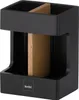Kela Cube Zahnputzbecher, Polymerharz/Eichenholz, 8,5 x 6,5 Produktbild-Vorschau 3