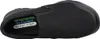 A top-down view of a black Skechers slipper. Produktbild-Vorschau