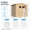 TIMBELA M369+M369G Houten tuinhuis 4,33 m² – tuinschuur met Productafbeelding-voorbeeld 6