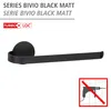 WENKO Handtuchhalter Bivio Black Stange Alu Selbstklebend Produktbild-Vorschau 2