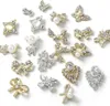60 Stück Charms Schmetterling Metalllegierung 3D Luxus Produktbild-Vorschau 3