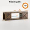 TV-Lowboard Landhausstil 148 cm, Räuchereichen-Optik, Produktbild-Vorschau 5
