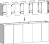 An illustration showing how to assemble a planter box. Anteprima dell’immagine prodotto