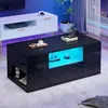 100 x 50 x 40 cm Couchtisch,Beistelltisch mit Schublade,mit Produktbild-Vorschau 3