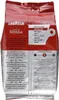 The back of a Lavazza Qualità Rossa coffee bag, showing product details and intensity scale. Produktbild-Vorschau