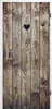 selbstklebendes Türbild - Holztür Herz 0,9 x 2 m - Produktbild-Vorschau 2