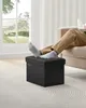 SONGMICS Sitzhocker mit Stauraum, kleine klappbare Produktbild-Vorschau 1