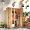 Outsunny Gartenschrank Holz, Geräteschuppen mit Produktbild-Vorschau 2