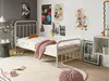 BELIANI Mitwachsendes Kinderbett Cremeweiß Metall mit Produktbild-Vorschau 4