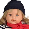Puppe Merle 47 cm mit Sound Schnuller lange blonde Haare & Bekleidung Spielzeug für Kinder Spielpuppe Babypuppe Spielwaren Geschenk für Kinder Puppenmama Produktbild-Vorschau