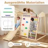 COSTWAY Klettergerüst, 8 in 1 Kletterdreieck mit Schaukel, Produktbild-Vorschau 3