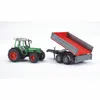 Bruder 2104 - Fendt 209S mit Bordwandanhänger Produktbild-Vorschau 11