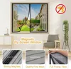 Fliegengitter Fenster Magnet Schwarz 120 x 120 cm Produktbild-Vorschau 2