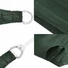 vidaXL Tenda da sole 160 g/m² triangolare Verde scuro 6x6x6 Anteprima dell’immagine prodotto 7