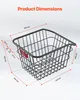 Cestino posteriore per bici VEVOR, cestino per bici in filo Anteprima dell’immagine prodotto 6