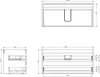 Mexen Rivel Badezimmerschrank 100 cm, 2 Schubladen, Produktbild-Vorschau 5