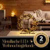 Meisterhome® LED Kerzring 2er-Set – Ø30 cm 280 LEDs & Ø45 Produktbild-Vorschau 2