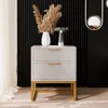 IDOHOME-Nachttisch MILO XL Kaschmir mit Schubladen und Produktbild-Vorschau 2