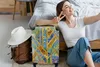 MuchoWow® Koffer Handgepäck Trolley Rollkoffer Kleine Produktbild-Vorschau 2