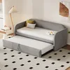 Flieks sofa rozkładana 90x190cm/180x190cm, tapicerowana Podgląd zdjęcia produktu 2