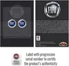 Fiat 3D Aufkleber 1 Logo Blau, Größe 12 mm, 2 Stücke Produktbild-Vorschau 4