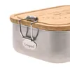 LÄSSIG Lunchbox Nerezový bambusový záhradný prieskumník Náhľad obrázku produktu 4