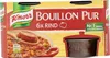 A box of Knorr Bouillon Pur Rind. Produktbild-Vorschau