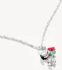 Kette Snoopy mit Rosen Anhänger PEANUTS Silber Produktbild-Vorschau 2
