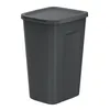 Odpadkový koš COMPACTA Q FLAP PLUS recyklovaný černý, objem Voir les images du produit 2