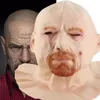 Starý muž Obličej kryt Halloween Latex pokrývka hlavy Náhled obrázku produktu 5