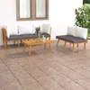 set da giardino da 8 pezzi con cuscini in legno massiccio Anteprima dell’immagine prodotto 14
