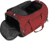 An open red duffel bag is shown against a white background. Produktbild-Vorschau