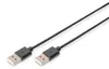 Digitus AK-300100-018-S, 1,8 m, USB A, USB A, USB 2.0, Náhľad obrázku produktu 4