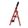 A red step stool with black steps and handle is shown in profile against a white background. Produktbild-Vorschau