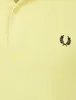 Fred Perry Piqué Polo-Shirt aus 100% Baumwolle hellgelb Produktbild-Vorschau 3