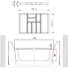 ORGA-BOX II Besteckeinsatz Tiefe 462 mm, Höhe 50,5 mm für Produktbild-Vorschau 6
