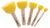 5 Stück Schaumstoff Schablonenpinsel Set - Schwamm Pinsel - Produktbild-Vorschau 2