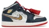Nike Air Jordan 1 Mid SE per bambini "Armory Navy Gold", Anteprima dell’immagine prodotto 1