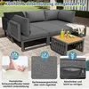 Set da giardino Fliek 7 pezzi, divano angolare con Anteprima dell’immagine prodotto 8